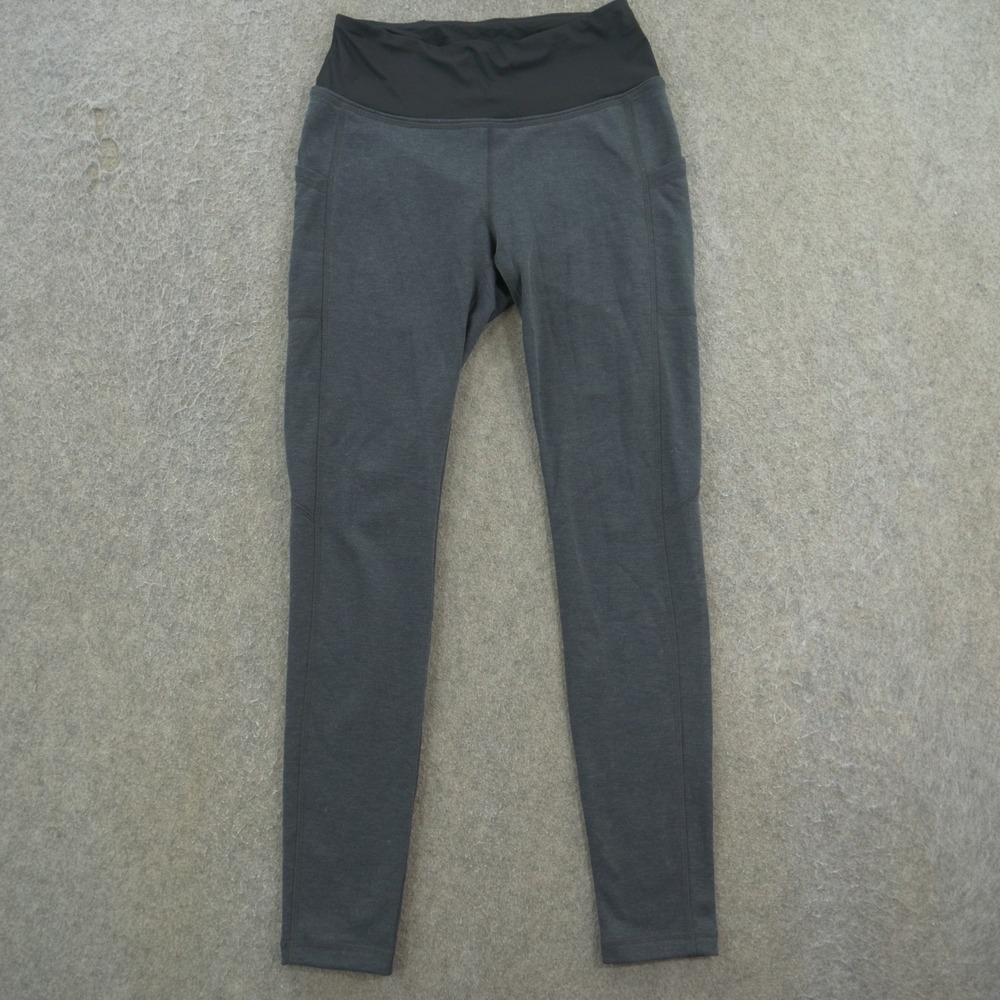 Taylor Stitch Leggings Womens Medium Gray Medium High Waist Active Gym Running